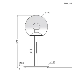 Clearance Luna sogno LED Tischleuchte Hotellerie|Tischleuchten