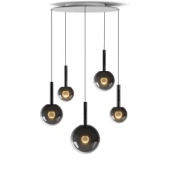 Hot Luna sospeso cloud 5 fix LED Pendelleuchte Hotellerie|Gastronomie