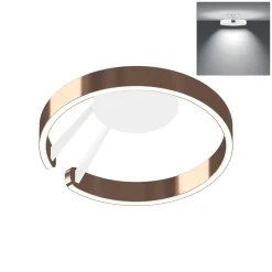 New Mito aura 40 wide LED Wand- / Deckenleuchte, Base: weiß matt Hotellerie|Wandleuchten