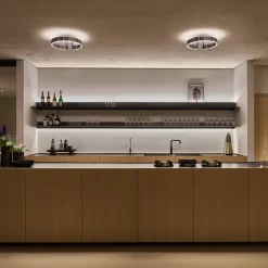 New Mito aura 40 wide LED Wand- / Deckenleuchte, Base: weiß matt Hotellerie|Wandleuchten