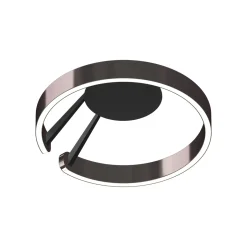 Hot Mito aura 40 wide LED Wand- / Deckenleuchte, Base: schwarz matt Hotellerie|Wandleuchten