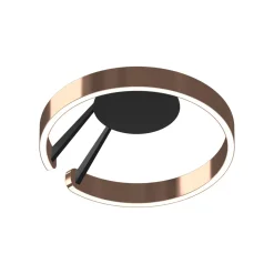 Hot Mito aura 40 wide LED Wand- / Deckenleuchte, Base: schwarz matt Hotellerie|Wandleuchten