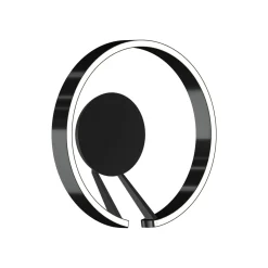 Hot Mito aura 40 wide LED Wand- / Deckenleuchte, Base: schwarz matt Hotellerie|Wandleuchten