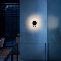 Hot Mito aura 40 wide LED Wand- / Deckenleuchte, Base: schwarz matt Hotellerie|Wandleuchten