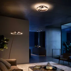 Hot Mito aura 40 wide LED Wand- / Deckenleuchte, Base: schwarz matt Hotellerie|Wandleuchten