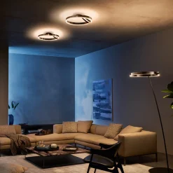 Hot Mito aura 40 wide LED Wand- / Deckenleuchte, Base: schwarz matt Hotellerie|Wandleuchten