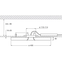 Online Mito soffitto 40 flat narrow LED Deckenleuchte Hotellerie|Einbauleuchten