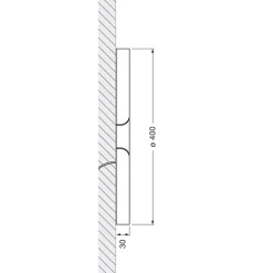 Online Mito soffitto 40 up wide LED Wandleuchte Wandleuchten|Flur
