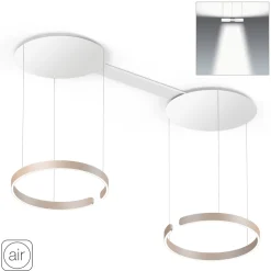 Clearance Mito sospeso due 60 var "air" narrow LED Pendelleuchte, variabel Pendelleuchten|Pendelleuchten