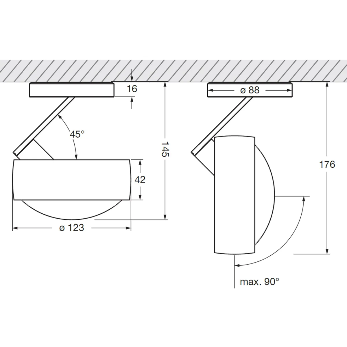 Sale Piu alto 3d Volt C80 Deckenstrahler, 2700 K Shopbeleuchtung|Museen/Showrooms