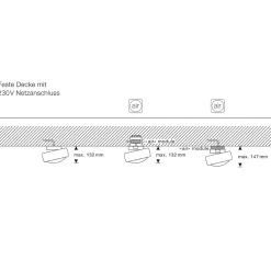 Online Piu R alto Volt S80 Deckenstrahler, 3000 K Shopbeleuchtung|Strahler