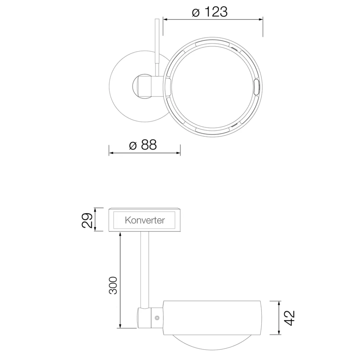 New Sento C faro up "air" LED Deckenleuchte, 2700 K, 30 cm Deckenleuchten|Deckenleuchten