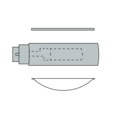Online Sento C soffitto singolo up LED Deckenleuchte, 60 cm, 2700 K Deckenleuchten|Flur