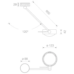 Online Sento C soffitto singolo up LED Deckenleuchte, 60 cm, 2700 K Deckenleuchten|Flur