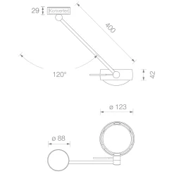 Discount Sento C soffitto singolo up LED Deckenleuchte, 40 cm, 2700 K Deckenleuchten|Flur
