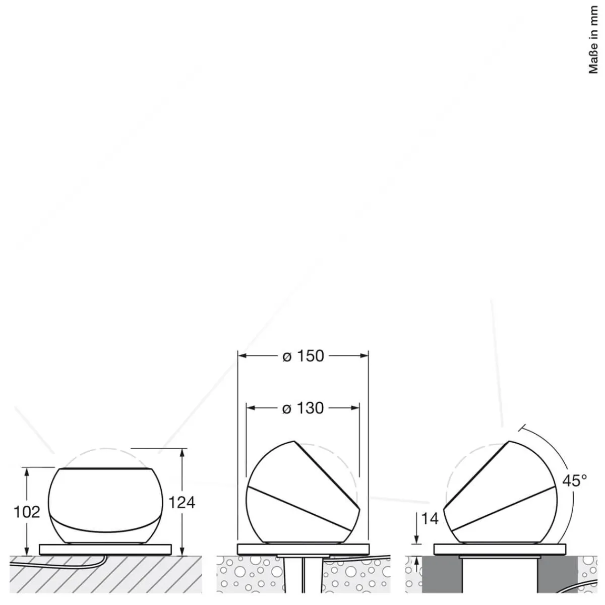 Clearance Sito basso Volt C80 Bodenleuchte Terrassen|Grünflächen