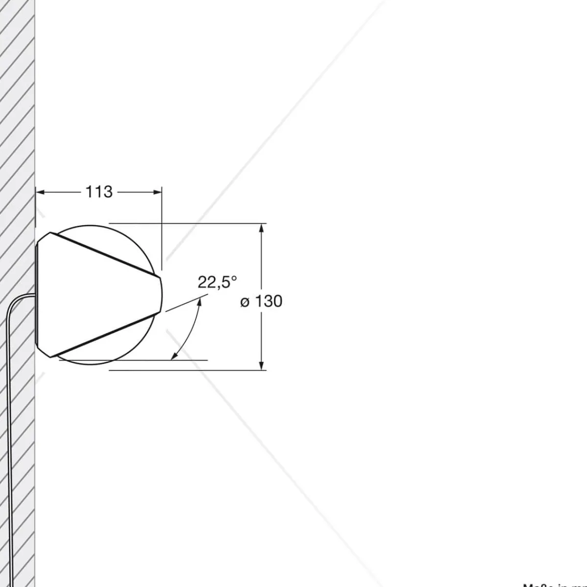 Online Sito verticale Volt S80 Wandleuchte Terrassen|Fassaden