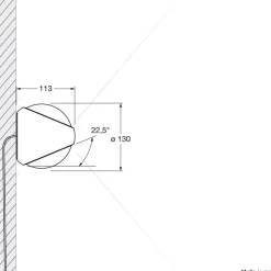 Clearance Sito verticale Volt C80 Wandleuchte Terrassen|Fassaden