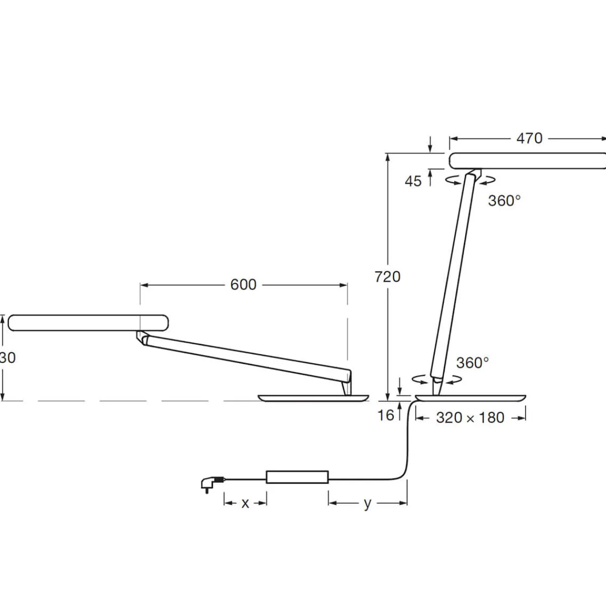 New Taglio tavolo Tischleuchte Tischleuchten