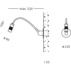 Outlet A Little Bit Colour LED Wandeinbauleuchte Wandleuchten|Flur