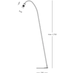 Online A Little Bit Colour LED Stehleuchte Stehleuchten|Leseleuchten