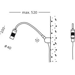 A Little Bit Colour LED Wandleuchte Wandleuchten|Flur