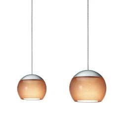 Sale Balino LED Pendelleuchte, 2-flg., unsichtbare Höhenverstellung, Baldachin: Alu gebürstet Pendelleuchten|Essbereiche