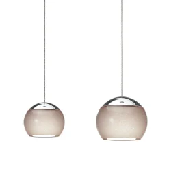 Sale Balino LED Pendelleuchte, 2-flg., unsichtbare Höhenverstellung, Baldachin: Alu gebürstet Pendelleuchten|Essbereiche