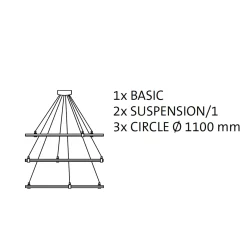 Outlet CHECK-IN System BEAUTY FREE Suspension 2 Schienensysteme|Schienensystemzubehör