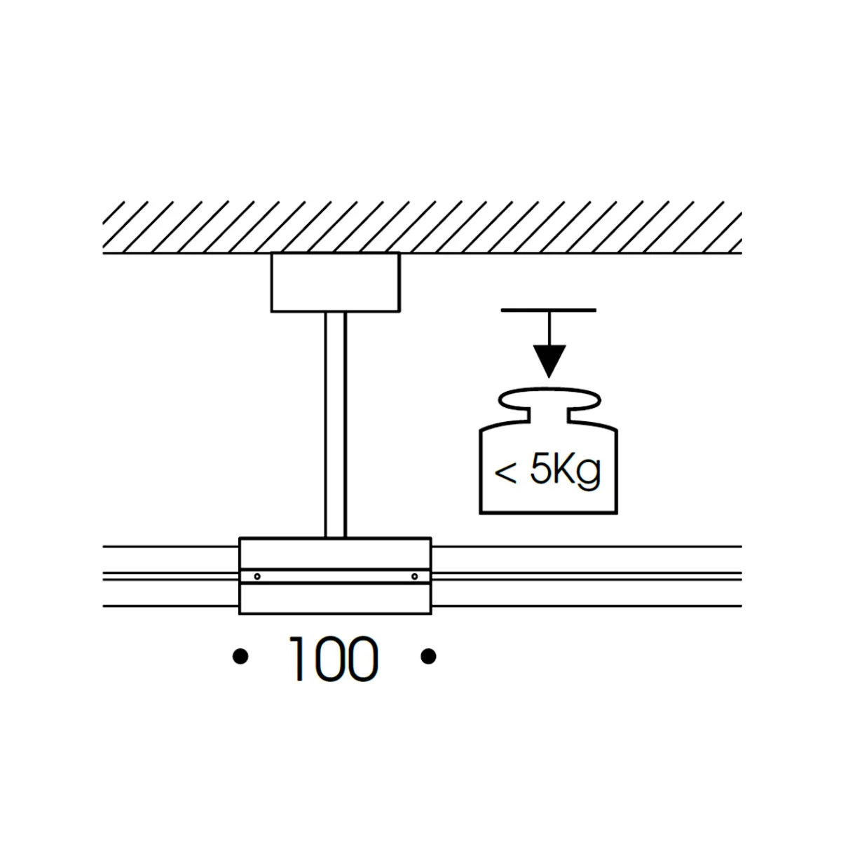Best CHECK-IN System Deckeneinspeisung Typ B Schienensysteme|Schienensystemzubehör