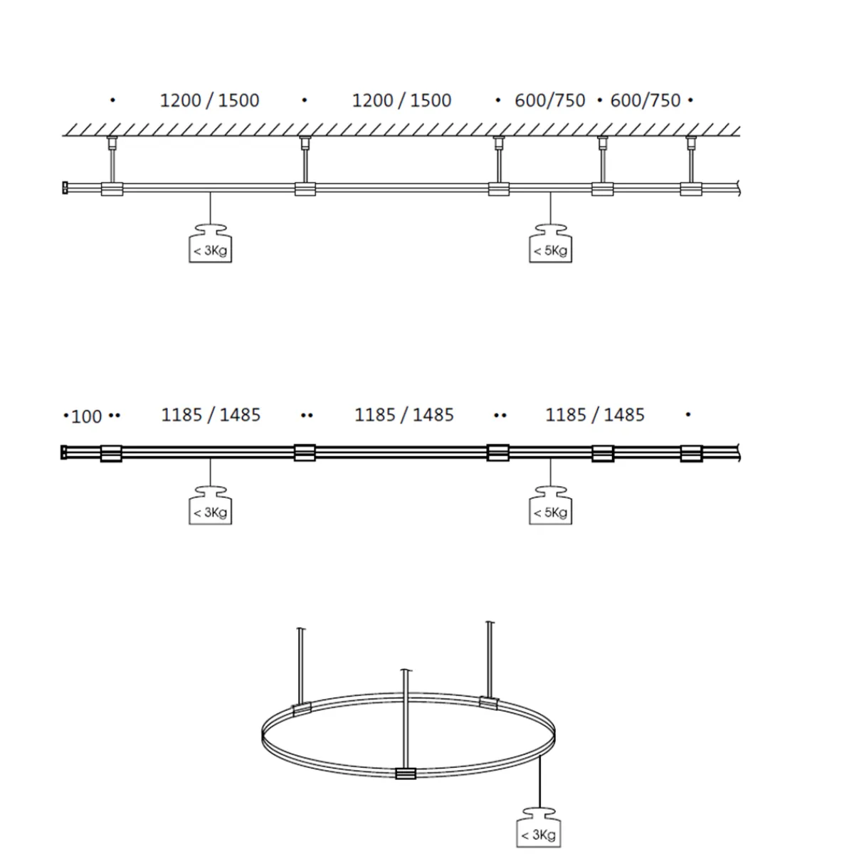 Hot CHECK-IN System Y/T-Kupplung Typ B Schienensysteme|Schienensystemzubehör