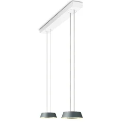 New Glance LED Pendelleuchte, 2-flg., unsichtbare Höhenverstellung Küche|Essbereiche