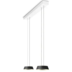 New Glance LED Pendelleuchte, 2-flg., unsichtbare Höhenverstellung Küche|Essbereiche