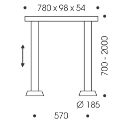 New Glance LED Pendelleuchte, 2-flg., unsichtbare Höhenverstellung Küche|Essbereiche
