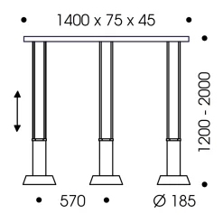 Best Glance LED Pendelleuchte, 3-flg. Pendelleuchten