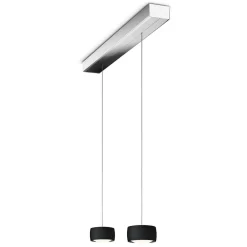 Sale Grace LED Pendelleuchte, 2-flg., TW, unsichtbare Höhenverstellung, Baldachin: Chrom Pendelleuchten|Essbereiche