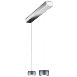 Sale Grace LED Pendelleuchte, 2-flg., TW, unsichtbare Höhenverstellung, Baldachin: Chrom Pendelleuchten|Essbereiche