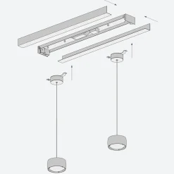 Online Grace LED Pendelmodul, B-Ware Ersatzteile