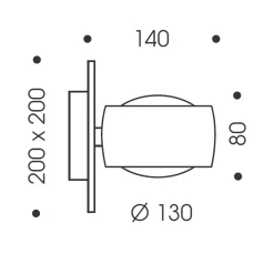 New Grace Unlimited LED Wandleuchte, schwarz, Tunable White Wandleuchten|Wandleuchten