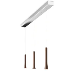Discount Rio LED Pendelleuchte, 3-flg., unsichtbare Höhenverstellung, Baldachin: Chrom Pendelleuchten|Pendelleuchten