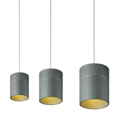 Online Tudor M LED Pendelleuchte, 3-flg., TW, unsichtbare Höhenverstellung, Baldachin: Chrom Pendelleuchten|Essbereiche