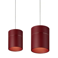 Sale Tudor M LED Pendelleuchte, 2-flg., TW, unsichtbare Höhenverstellung, Baldachin: Alu gebürstet Pendelleuchten|Pendelleuchten