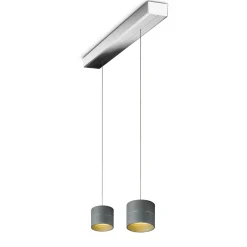 Clearance Tudor S LED Pendelleuchte, 2-flg., TW, unsichtbare Höhenverstellung, Baldachin: Chrom Pendelleuchten|Pendelleuchten