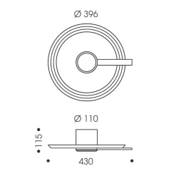 New Yano 400 LED Wand- / Deckenleuchte, indirekt Wandleuchten|Deckenleuchten