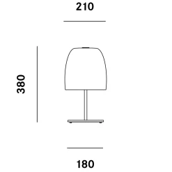 Clearance Notte T1 Tischleuchte Tischleuchten|Schlafzimmer