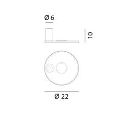 Collide H0 LED Wand- / Deckenleuchte, 2700 K Wohnzimmer|Schlafzimmer