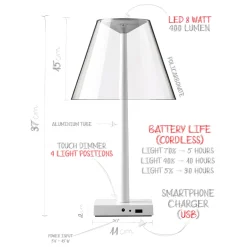Hot Dina+ LED Akkuleuchte Tischleuchten|Akkuleuchten