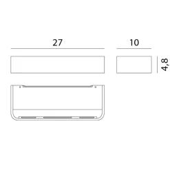 Sale Frame W2 LED Wandleuchte, 3000 K Wandleuchten|Objektbeleuchtung