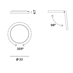 Discount Venere W2 LED Wand- / Deckenleuchte, 3000 K Flur|Wandleuchten