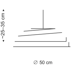 Hot Aspiro 8000 LED Pendelleuchte, Einzelstück Pendelleuchten